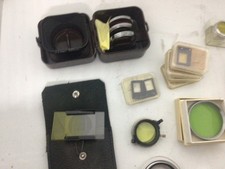 Lot de filtres anciens pour appareil photo