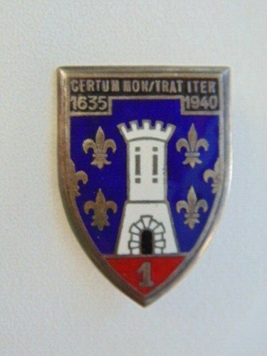 Insigne 1er regiment - 1er, de