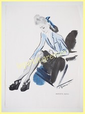 Pub ancienne Bottes, Chaussures Femme par BRENOT : Maniatis + Hermès/Lanvin