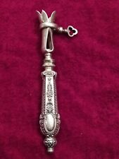 Manche à Gigot  XIXème Argent Massif Minerve , Ancien .