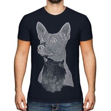 Basenji Homme Dessin Imprimé Haut Cadeau Idéal Chien Amant Africain Bush Chien