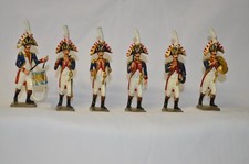 STARLUX ATLAS EN PLOMB LOT DE 6 MUSICIENS FANFARE MUSIQUE EMPIRE