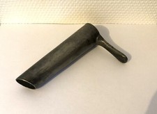 RARE ancien speculum en étain XIX 19eme Poinçon Instrument médical vaginal anal