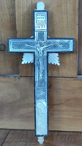 Ancienne croix crucifix - ancienne, jésus