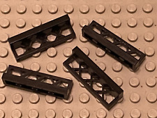 4 x LEGO Black Fence ref 3633