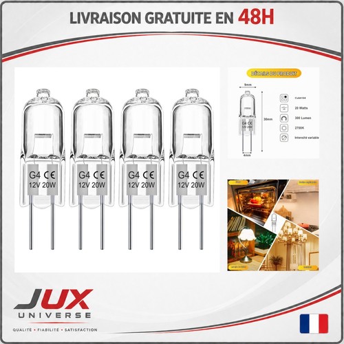 Ampoules halogènes 12v 20w - g4,