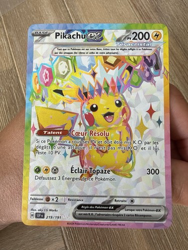Carte pokémon pikachu - carte,