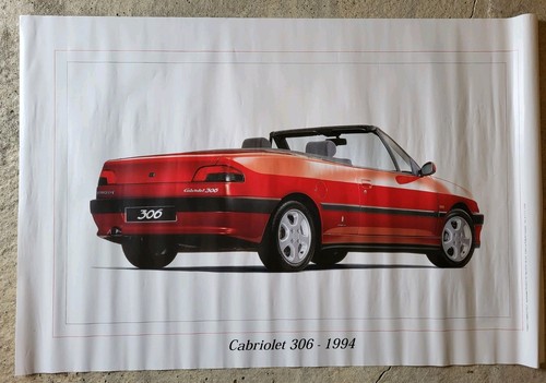 Affiche peugeot 306 - affiche,