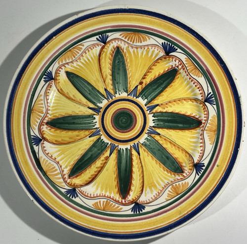 Assiette plat faïence - plat,