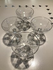 BACCARAT 4 ANCIENNES COUPES À