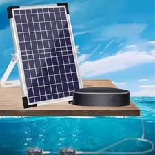 Aérateur Solaire 10W 4400 MAh Batterie Efficace Solaire Temps de Travail prolon