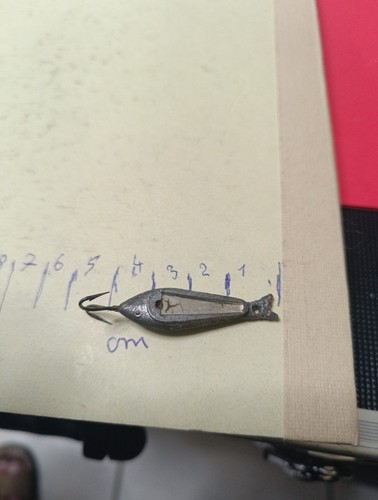 Leurre ancien poisson miroir - ,