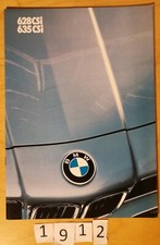 BMW 628Csi 635Csi Prospectus 34 pages Fr 02/1986