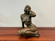 Grande sculpture nue de Jacques Le Nantec. Polybronze