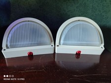 Lot de  2 appliques vintages  pour l'intérieur PRISMA Design Italien 1980 TBE