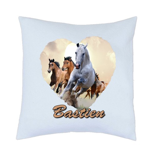 Coussin carré cheval - carré,
