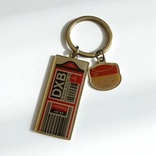 Porte-clés Emirates Airlines Collection - Baggage Tag DXB + Mascotte