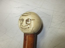 Canne Ancienne pommeau Tête