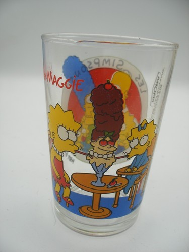 Les simpsons verre moutarde - les,