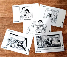 VAILLANTE du pilote  Michel Vaillant 24 heures du MANS Jean Graton lot 5 dessins