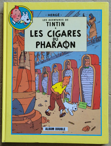 Tintin cigares pharaon le - tintin,