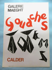 CALDER Affiche originale litho