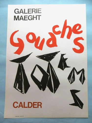 Calder affiche originale - affiche, litho