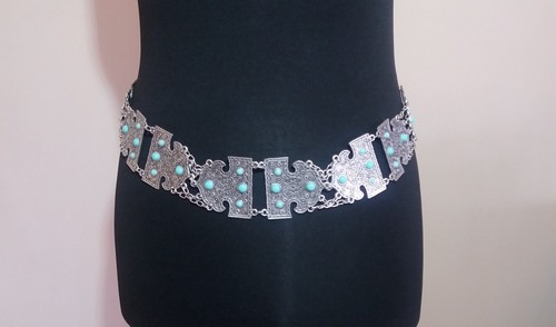 Armenian turquoise armor chain - armenian,