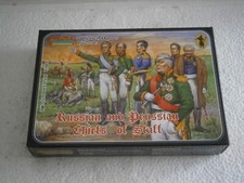 MAQUETTE FIGURINE RUSSIAN / PRUSSIAN CHIEFS OF STAFF (Napoléon) STRELETS - 1/72