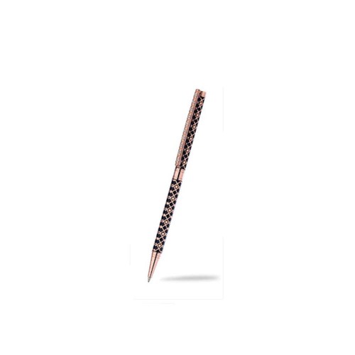 Stylo bille plaque rose - stylo,