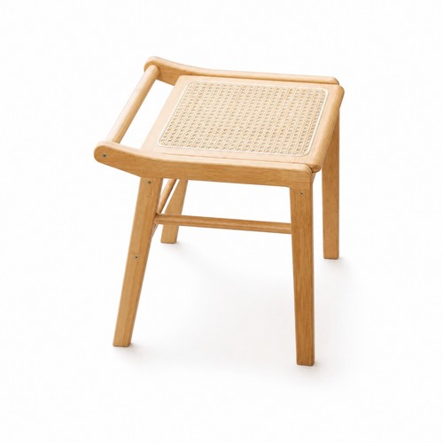 Tabouret avec assise - assise, tressée