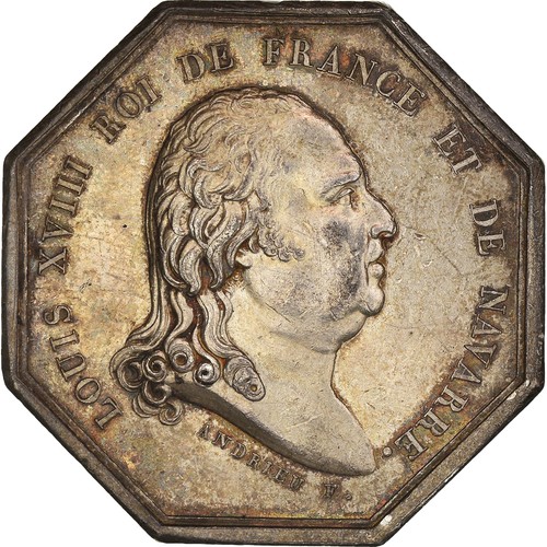 France jeton louis xviii - france,, jeton,