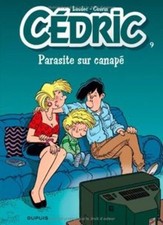Livre Cedric t9 parasite sur canape