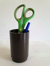 pot à crayons  collection Samp  Manade années 70 MARRON 3