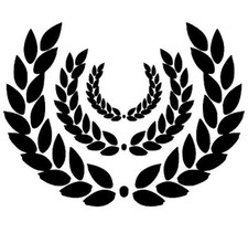 pochoir couronne d'olivier