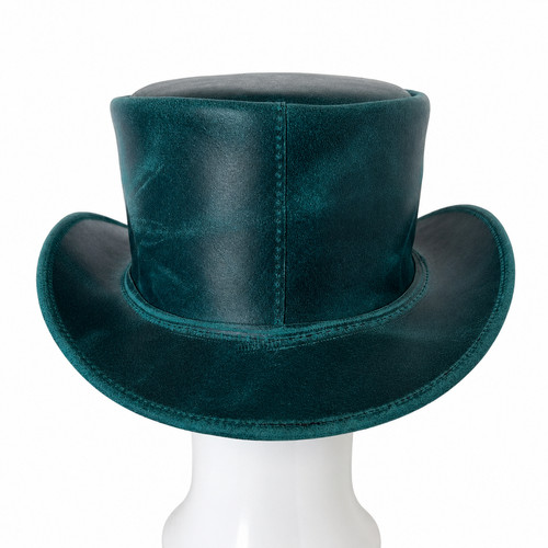 Chapeau haut forme cuir - chapeau,