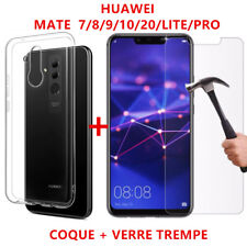 Anti-Scratch Coque Huawei Mate 20/Lite/Mate10/9/8/7 aux choix+ Film Verre trempé