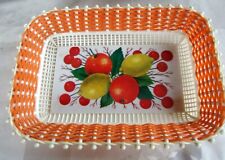 Corbeille à fruits ou pain vintage PLASTONA n°1140 made in GREECE