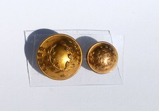 RARE 2 BOUTON UNIFORME - LYCEE D'AUCH et D'ALGER - A.M & Cie PARIS - D:15,21mm