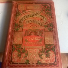 jules verne hetzel Dos Au Phare 20 000 lieues sous les mers