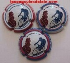 3 BELLES CAPSULES CHAMPAGNE BOUZY PASSAGE TOUR DE FRANCE 2019 NEWS REF N°31 a 31