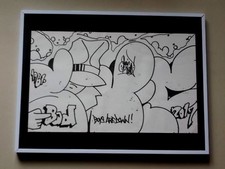 Dessin Original de Sonic Bad : " Boys are Down " , Street Art Graffiti