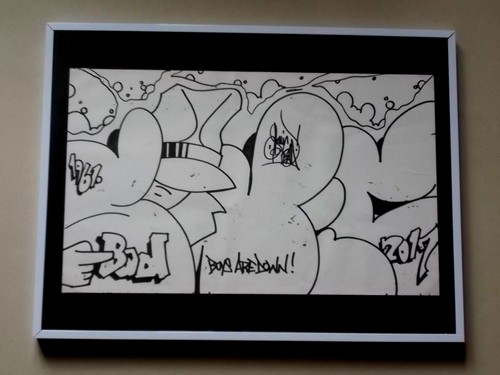 Dessin original sonic bad - dessin,