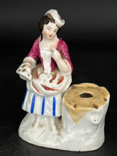 Ancien encrier porcelaine - encrier,