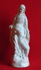 STATUE LA PIETA JESUS CHRIST ET VIERGE MARIE EN PLATRE GUELFI MAUCCI VIRGIN MARY