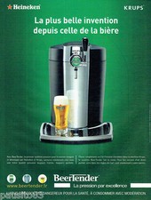 PUBLICITE ADVERTISING 066  2006  Krups  le beertender bière Heineken