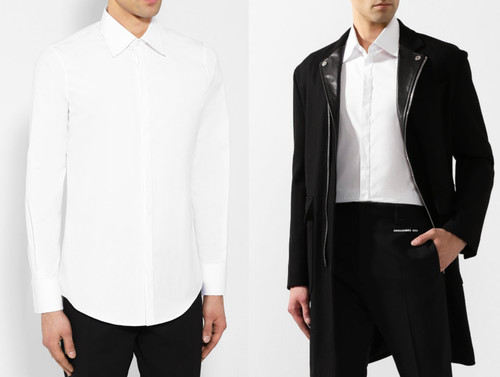 Dsquared2 homme blanc ajusté - homme,