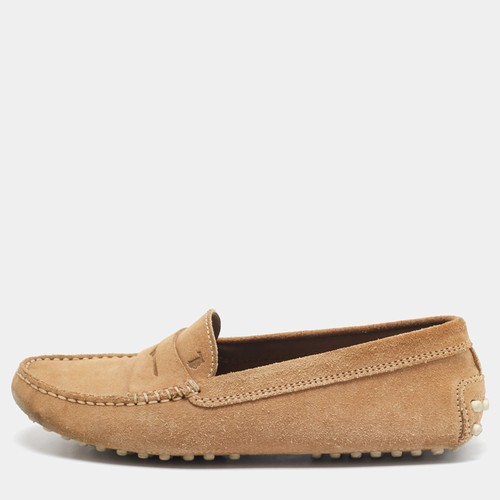 Mocassins tods daim marron - mocassins,