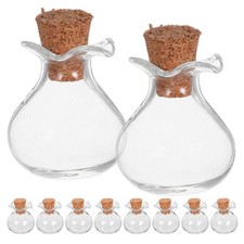  Lot de 10 mini bouteilles en