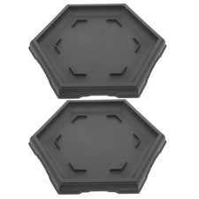  2 Pcs Soucoupe Pot Fleur